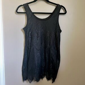 Black Lace Tank